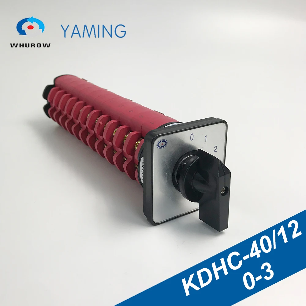 Universal Rotary switch 0-3 12 12 pólo