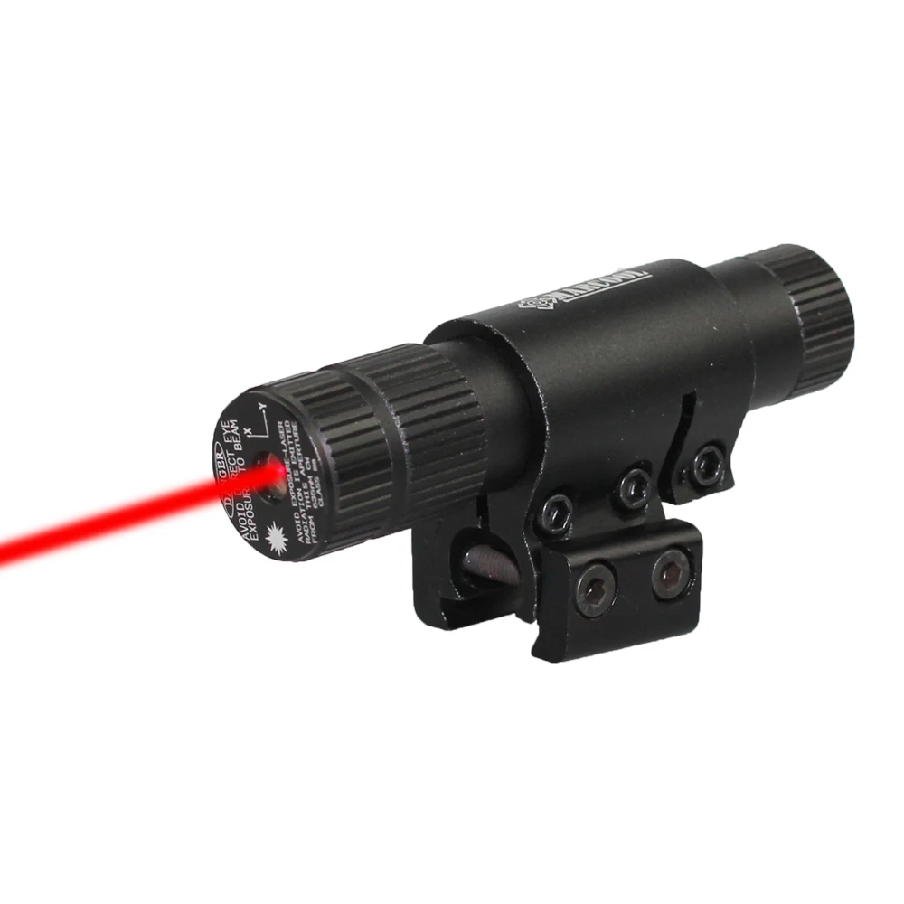 Охота компактный мини Регулируемый видны Тактический Red Dot лазерный прицел для пейнтбола 11 мм 21 мм железнодорожных военных Шестерни оборудование