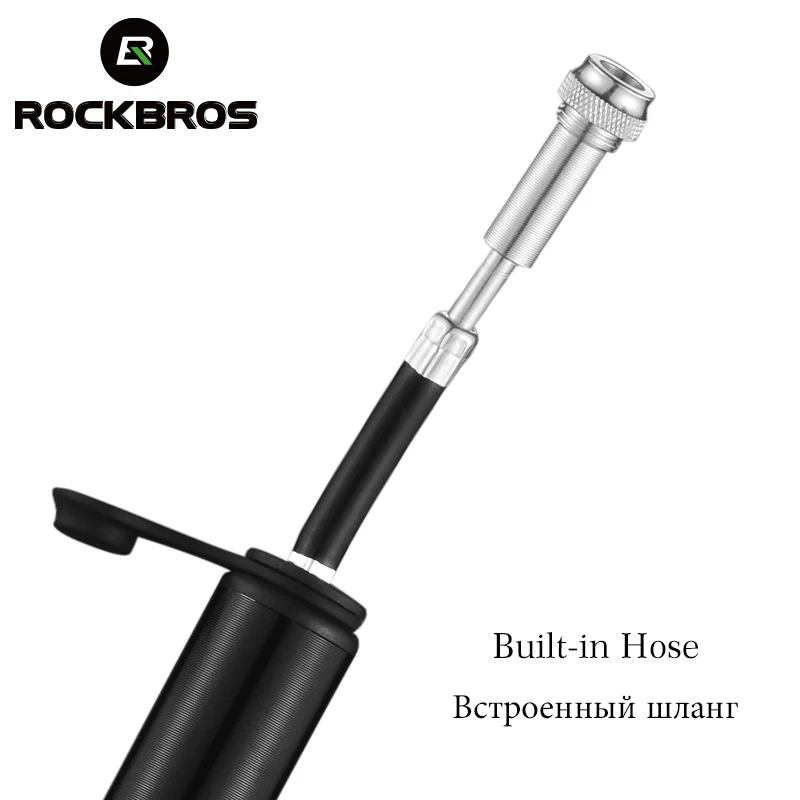 Насос велосипедный ROCKBROS портативный 160 фунтов на квадратный дюйм A/V|bicycle pump|a bicycle