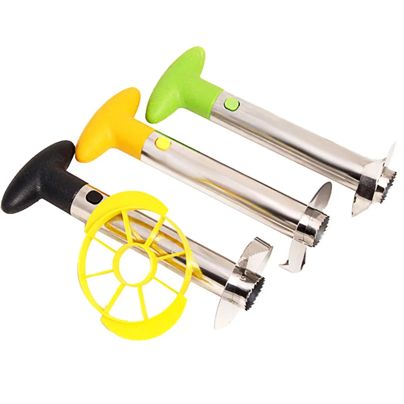 

Stainless Steel Pineapple Peeler Fruit Corer Cookie Cutter Kitchen Tools and Cooking Kitchen Accessories Color Kitchen Knives