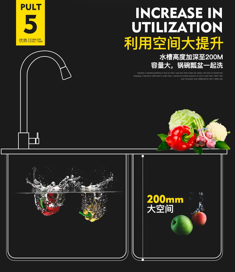 Kitchen Sinks Stainless Steel Hand Thickened 4mm Double Bowl With Tap Above Counter Sink Vegetable Washing Tank Mx Kitchen Sinks Aliexpress