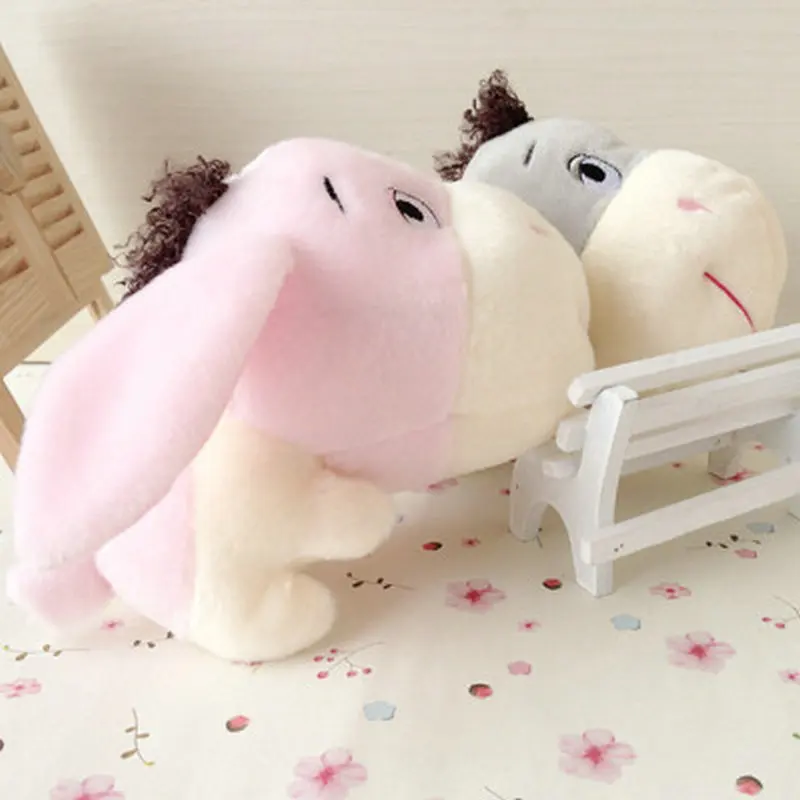 

1 piece Cute 18cm Selling Stuffed Animal Plush Animal donkey Baby Toy Soft Doll Wedding Gift donkey cloth doll Small Pandant