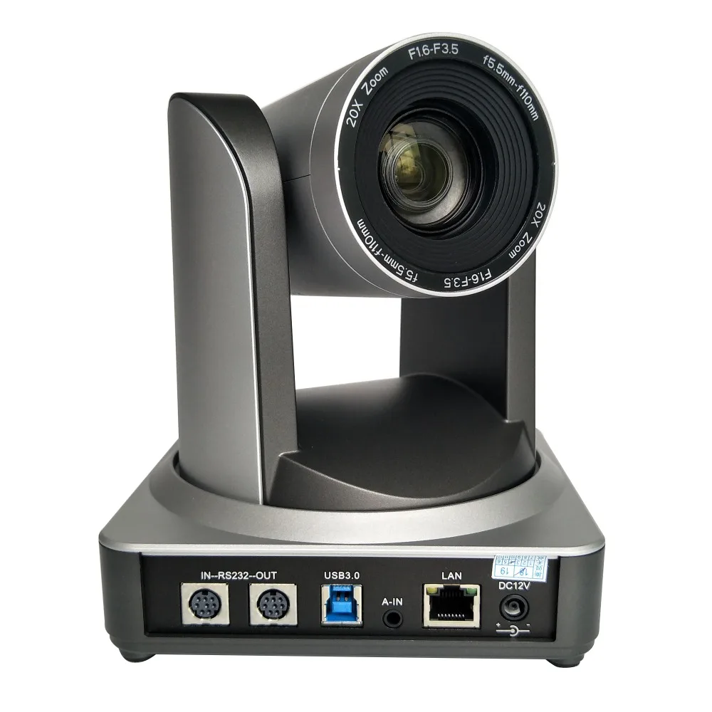  2MP HD IP Video Audio USB professionale Macchina Fotografica 60fps skype conferenza 20X zoom Ottico