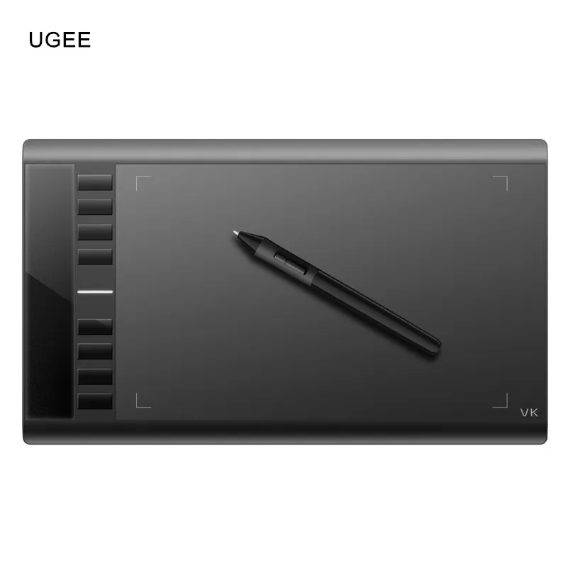 Ugee m708ดิจิตอลแท็บเล็ตแท็บเล็ตกราฟิกวาดด้วยปากกา2048ระดับปากกาดิจิตอลดีเป็นhuion h610 p ro +ป้องกันการ