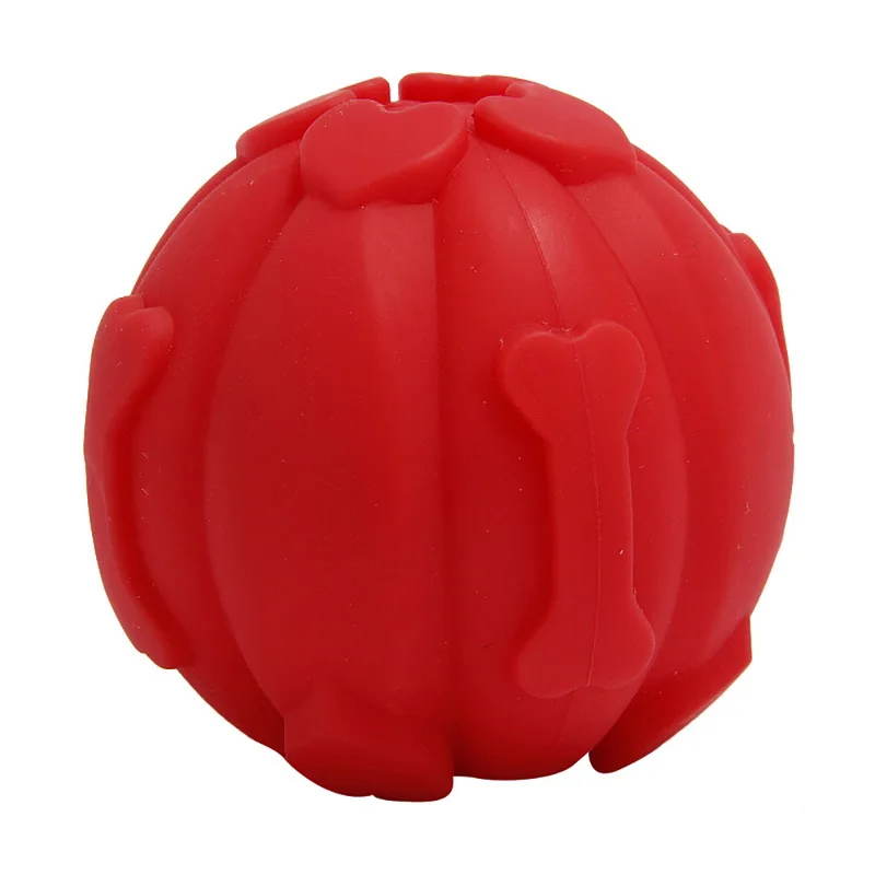 1 шт. ПЭТ жевательная игрушка пищащие укус-устойчивые зубы молярный шар собака молярный шар игрушки для домашних животных звук мяч игрушка силикон