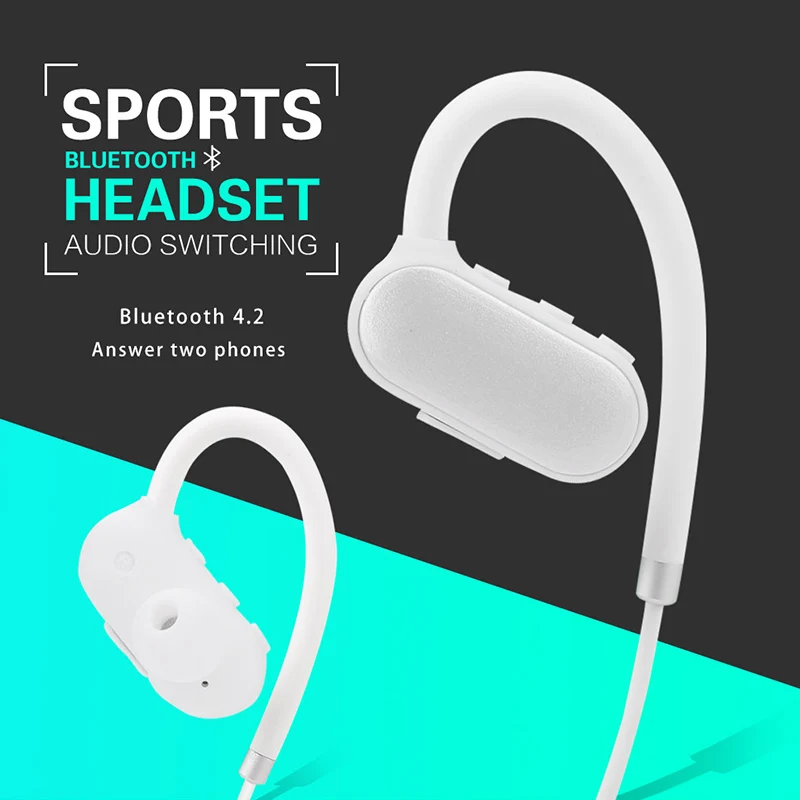 Прочный Bluetooth V4.2 гарнитура устойчивое 10 м беспроводные наушники в ухо модные