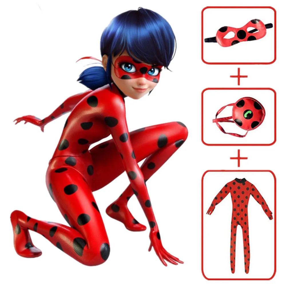 Miraculous Ladybug Girls Fancy Dress Costume