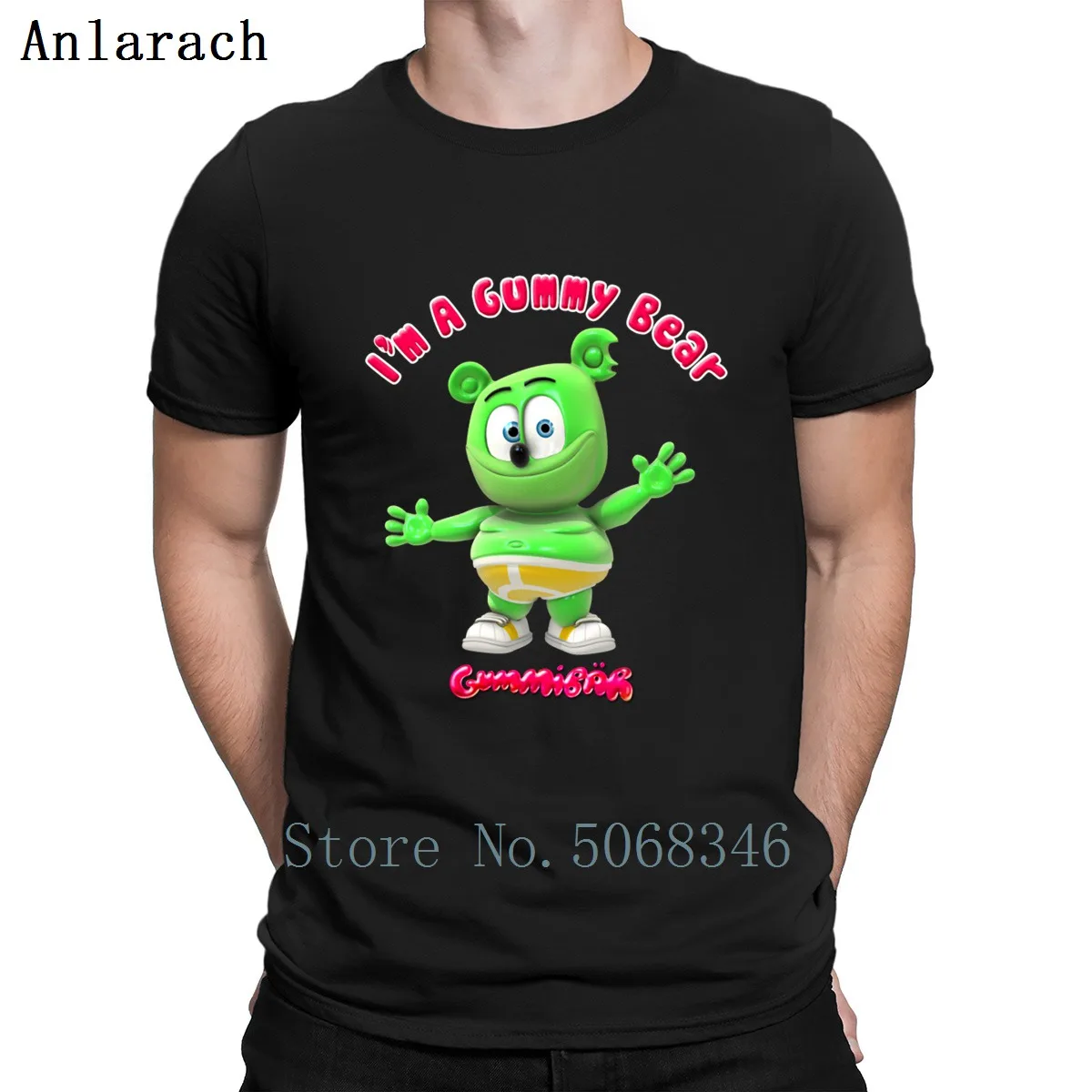 

I'm A Gummy Bear Toddler T Shirt Novelty Customize Breathable Short Sleeve Spring Autumn O Neck Cute Pictures Shirt