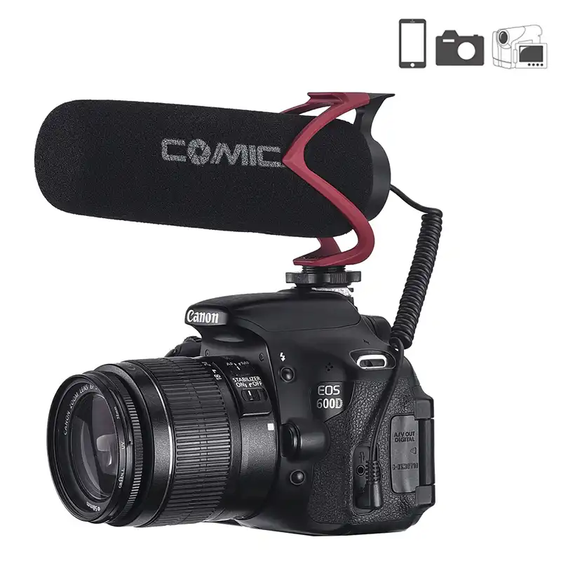 Boya By Mm1 Camera Video Microphone Shotgun Mic For Zhiyun Smooth