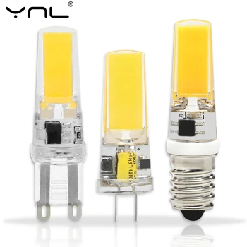 

G4 G9 LED Lamp E14 COB 3W 6W 9W Lampada LED Bulb AC DC 12V 220V Bombillas LED G4 G9 E14 COB Replace Halogen Chandelier G4 Lamps
