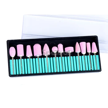 

SpeTool Ceramic Nail Drill Bits Set For Electric Manicure Pedicure Machine Pro Nail Polish Grinding Bits Nails Accessoires Tool