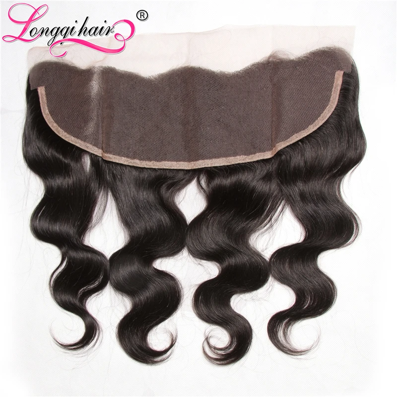 Longqi Hair 13x4 Free Part Malaysian Body Wave Lace Frontal Closure 120% Density Non-Remy Human Hair 10-20 Inch body-wave-with-frontal : image Longqi Hair 13x4 Free Part Malaysian Body Wave Lace Frontal Closure 120% Density Non-Remy Human Hair 10-20 Inch body-wave-with-frontal