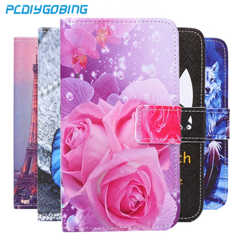 

Redmi Note 4X Wallet Painted Book Stand Flip Leather Case For Xiaomi Redmi Note 4X Card Wolf Rose Owl Effiel Tower case Cover