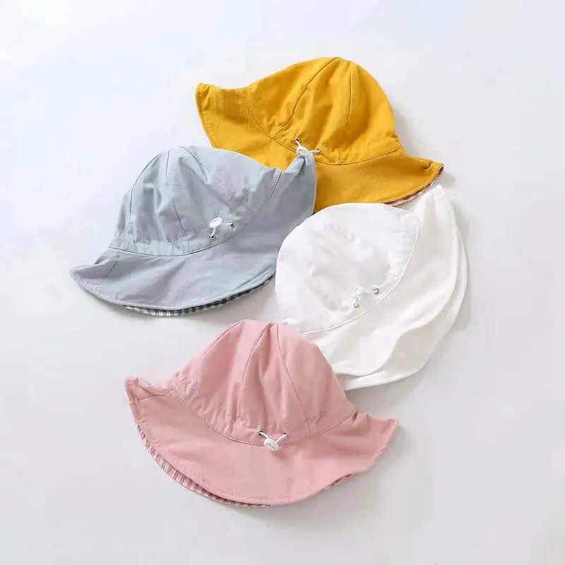 childrens sun hats with ties