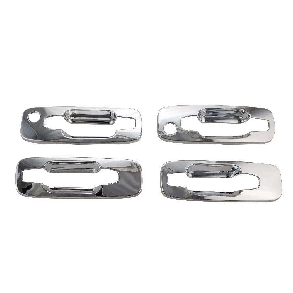 

4PCS Abs Chrome plated Door Handle Bowl Covers Trim FOR Nissan X-Trail 2000-2010 T30 Accessories Car modification