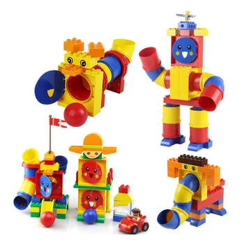 

Diy Playground Pipes Sides Swing Building Blocks Baby Toys for Children Educational Toys