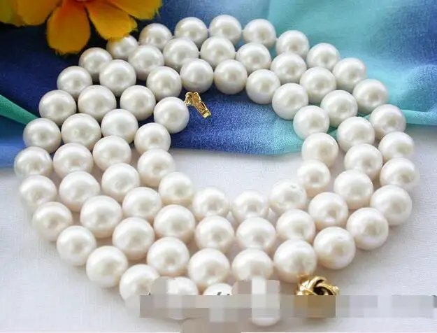 

song voge gem nanJ1919 white round freshwater cultured pearl necklace