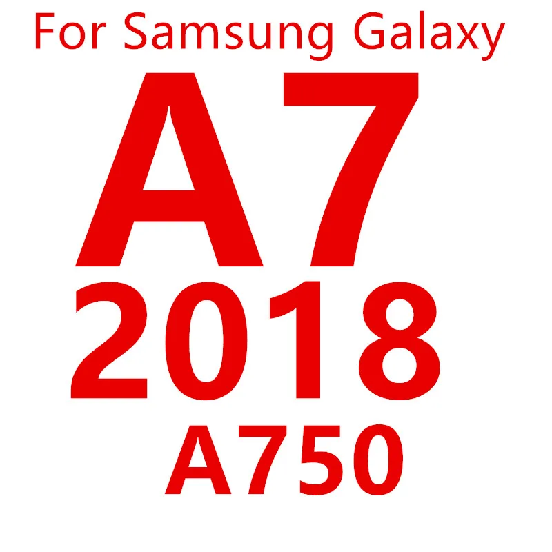 9 htempered Стекло для samsung Galaxy A30 A50 M10 M20 A40 A60 A702019 A6 A8 J4 J6 A3 A5 A7 J1 J3 J5 J7 Экран протектор - Цвет: A7 2018 A750