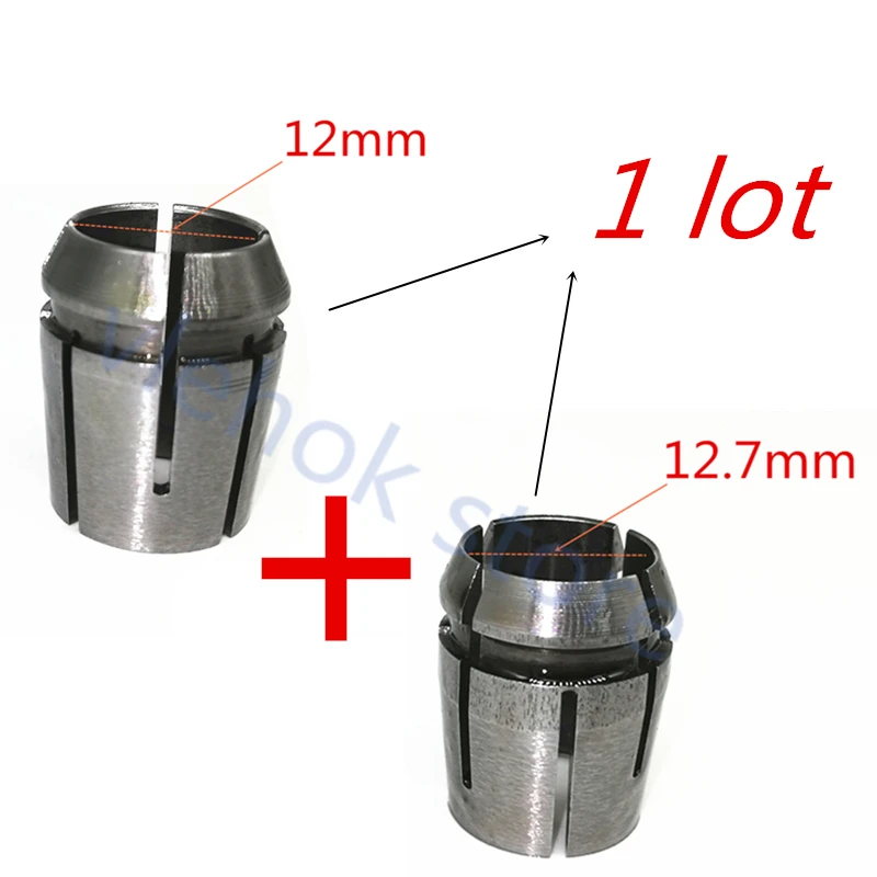 Цанга 1/" 1/4" 3/" 6 мм 8 мм 9,52 мм 12 мм 12,7 мм для BOSCH GOF1200A GOF1200 GOF1300CE GOF1300ACE GOF2000CE GOF1400CE GOF1600CE