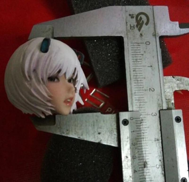 1:8 весы женской фигуры аксессуар голова резьба Ayanami Rei и девочек с рисунком в стиле