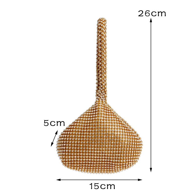  SEKUSA Soft Beaded Women Evening Bags Cover Open Style Lady Wedding Bridalmaid Handbags Purse Bag F - 32823938002