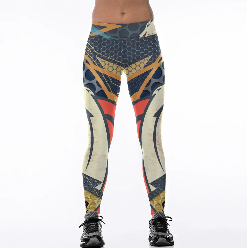 3D PRINT WOMEN LEGGINGS HIGH WAIST LEGGING DENVER BRONCO PRINTED WOMEN PANTS SLIM FITNESS LEGGINS