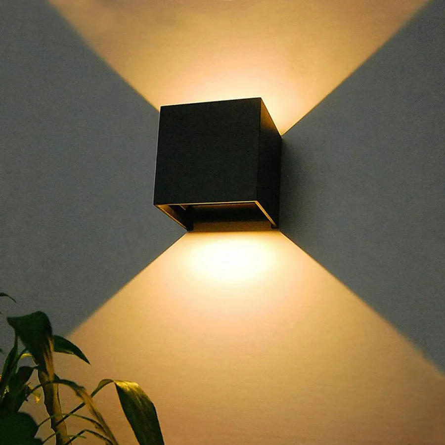 12W-LED-Outdoor-Wall-Lamp-Waterproof-IP65-Aluminum-Up-Down-Wall-Lighting-AC85-265V-Courtyard-wall
