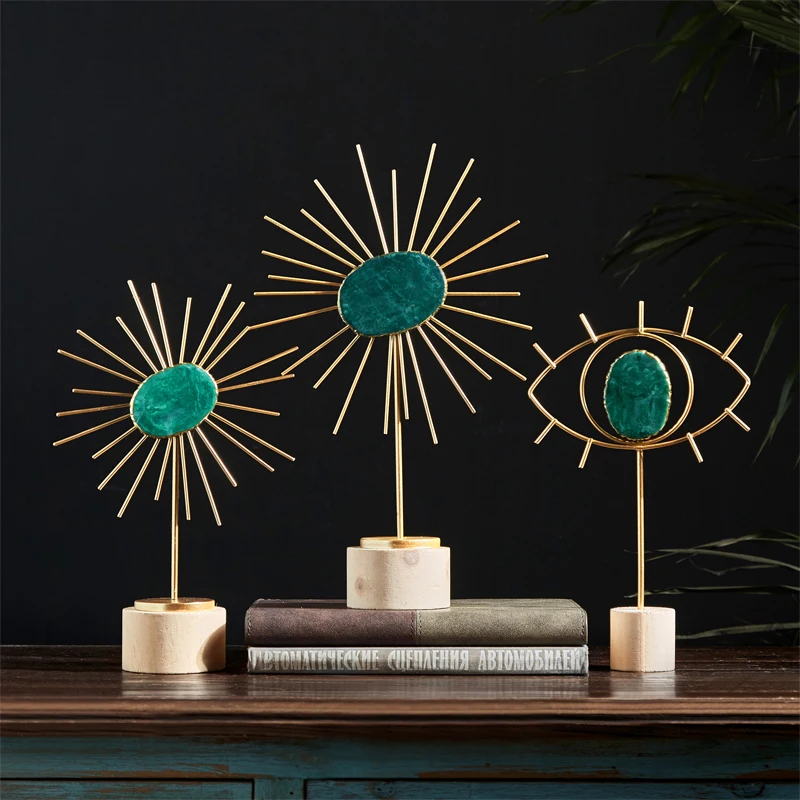 

Iron Sunflower Wood Base Home Decoration Wall Hanging Office Living Room Cafe Restaurant Wedding Desktop Crafts Christmas Gift