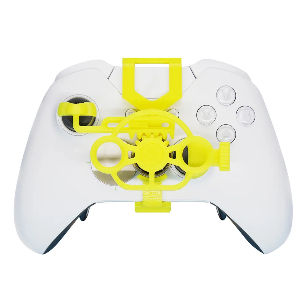 Мини-руль для Xbox One/One s игровой контроллер гоночный автомобиль Замена рулевого колеса контроллер Дополнительные аксессуары - Цвет: Yellow