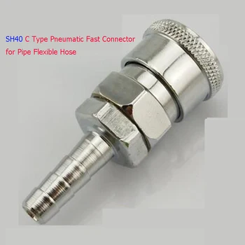 

New Arrival 5pcs/Lot SH40 C Type Pneumatic Fast Connector for Pipe Flexible Hose