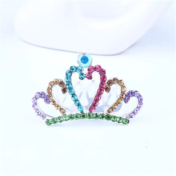 Малыш девушки Diademas Para Bebe корона платье для первого причастия, элегантный стильный браслет в виде полой позолоченой тиара корона принцессы вечерние Головные уборы украшения