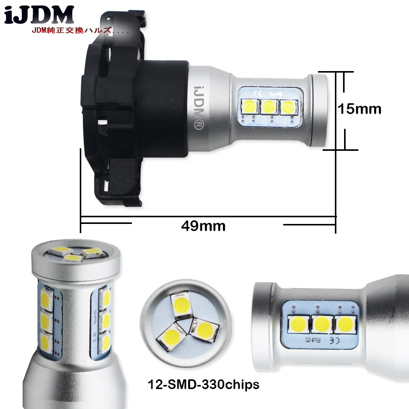 IJDM Canbus Error Free PY24W светодиодный лампы для BMW E92/E93 3 F10/F07 5 серии E83/F25 X3 E70 X5 E71 X6 Z4 спереди указатели поворота