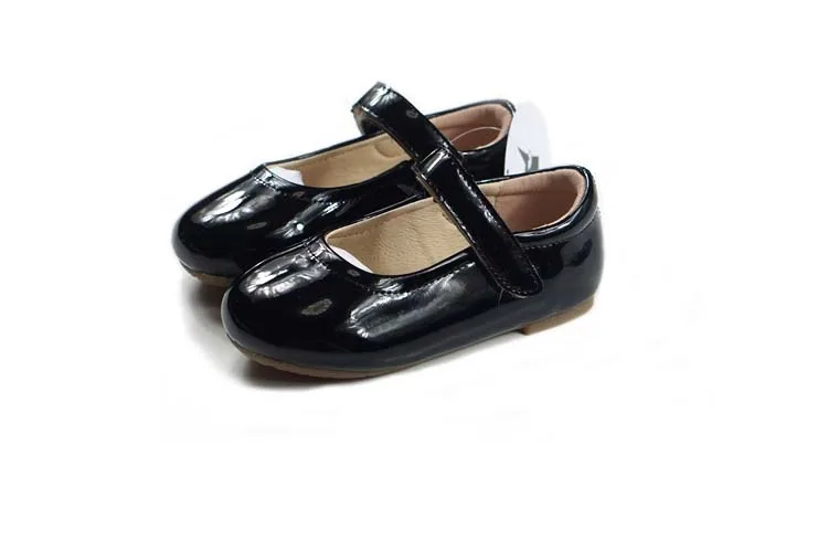 Littlesummer Новые детские повседневная обувь для девочек детские мокасины принцесса кроссовки детей Танцы обувь - Цвет: Черный