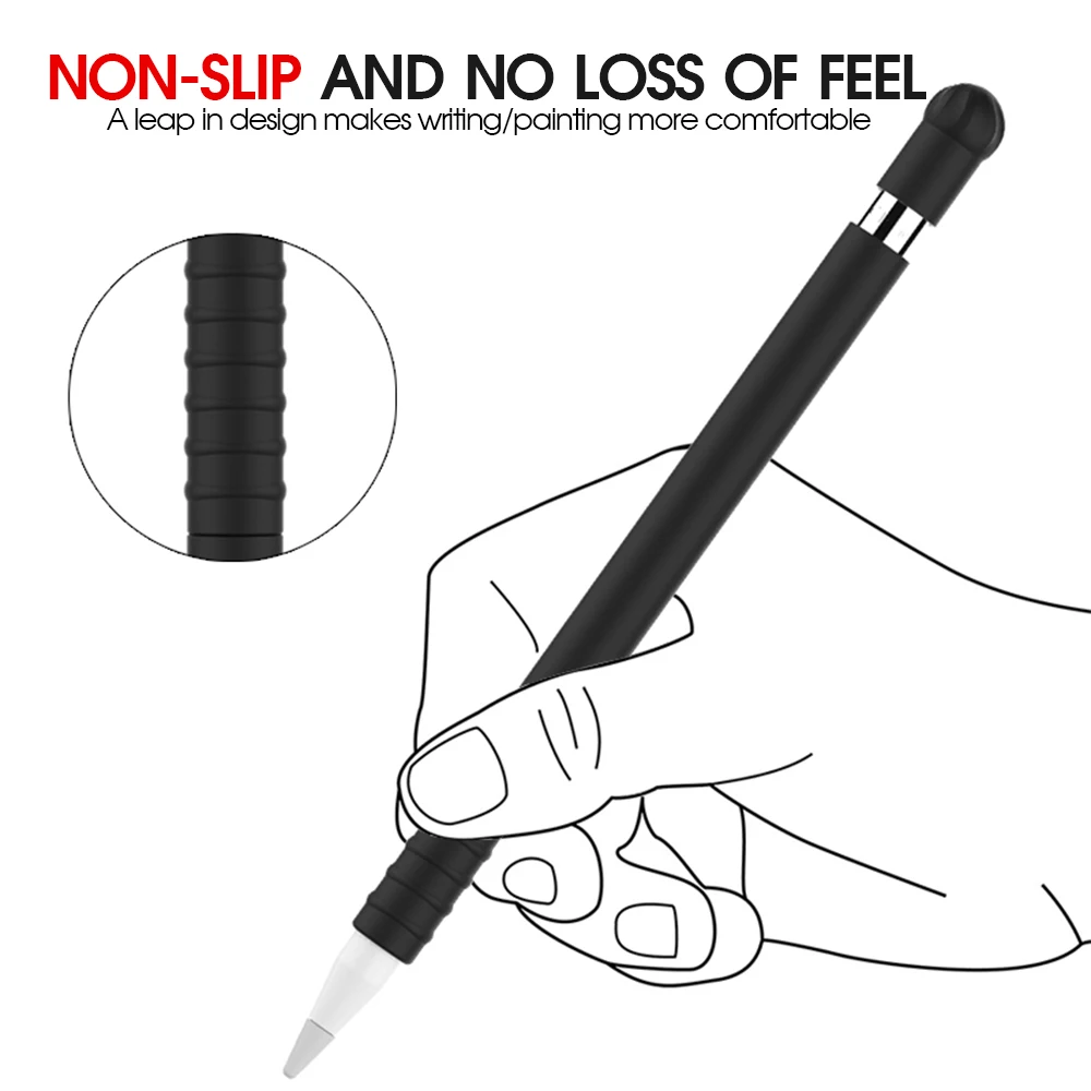 

Silicone Pen Full Case for Apple Pencil Protection Pen Holder Sleeve for iPad Tablet Touch Stylus Pencil 1 Cap Tip Cover Holder