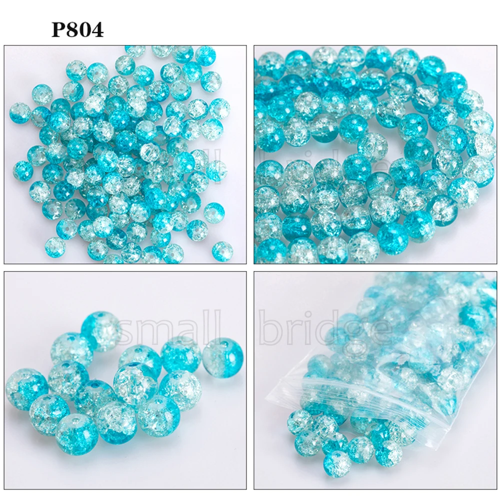 Glass Crackle Beads4
