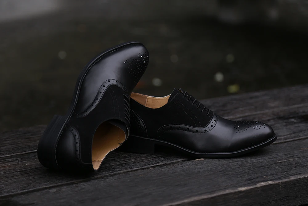 Masorini/Мужские модельные туфли с острым носком; модельные Кожаные Туфли-оксфорды ручной работы; мужская деловая обувь; BRM-080