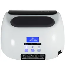 Из России) 48 Вт лед уф лампа для ногтей сушилка для ногтей гель лак отверждения ногтей лампа сушилки маникюр автоматический датчик С ЖК-Экран