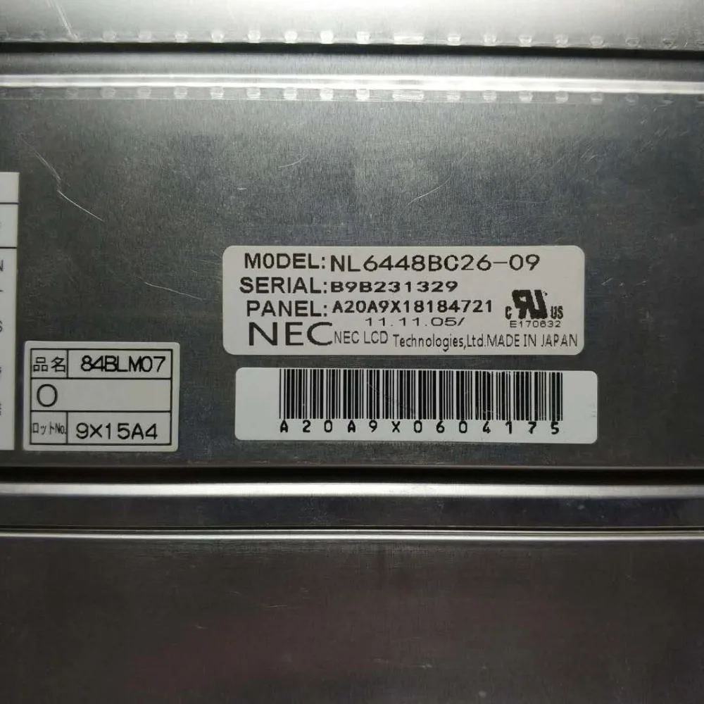 NL6448BC26-09 NL6448BC26-25 8,4 дюймов 480*640 ЖК дисплей Панель для NEC