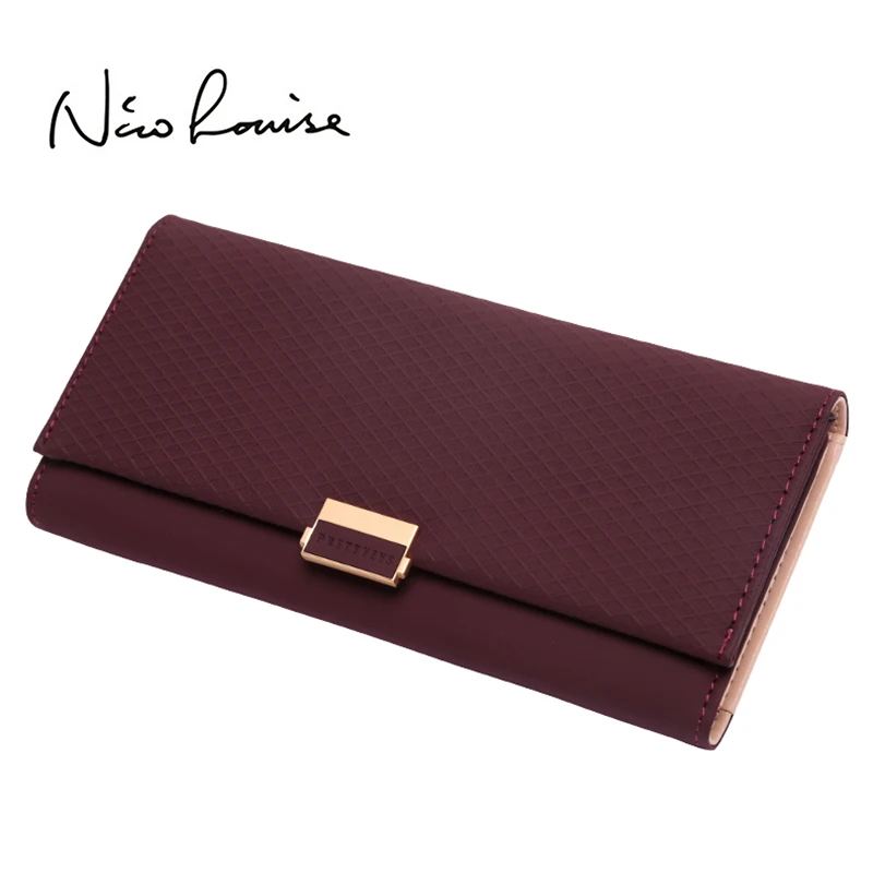 Woman Wallet Clutch Plaid Wallet Zipper Female Ladies Hot Change Women Luxury Credit font b Phone