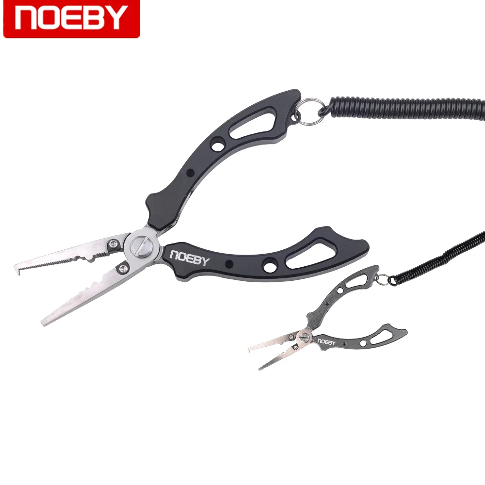 NOEBY Fishing Pliers Sheath Landyard Fishing Multifunctional Tackle Tool Accessories Scissors