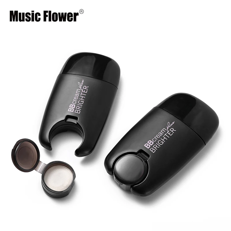 Music Flower бренд BB крем+ хайлайтер осветлитель для лица макияж натуральный Цвет Жидкий тональный крем консилер, базовая косметика