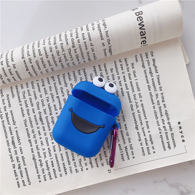 Cute Cartoon Soft Silicone Case For Apple Airpod Shockproof Cover For Apple AirPods Earphone Cases Cover Air Pods Protector Case
