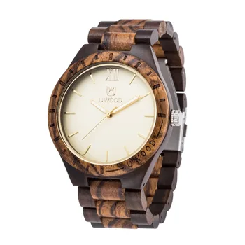 

2018 relogio masculino UWOOD Watch Fancy purple natural sandal wood watch Band Luxury Wood Watches for Men as Gifts Item