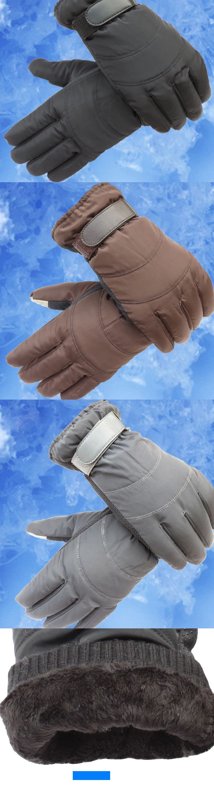 Зимние перчатки мужские. GA01