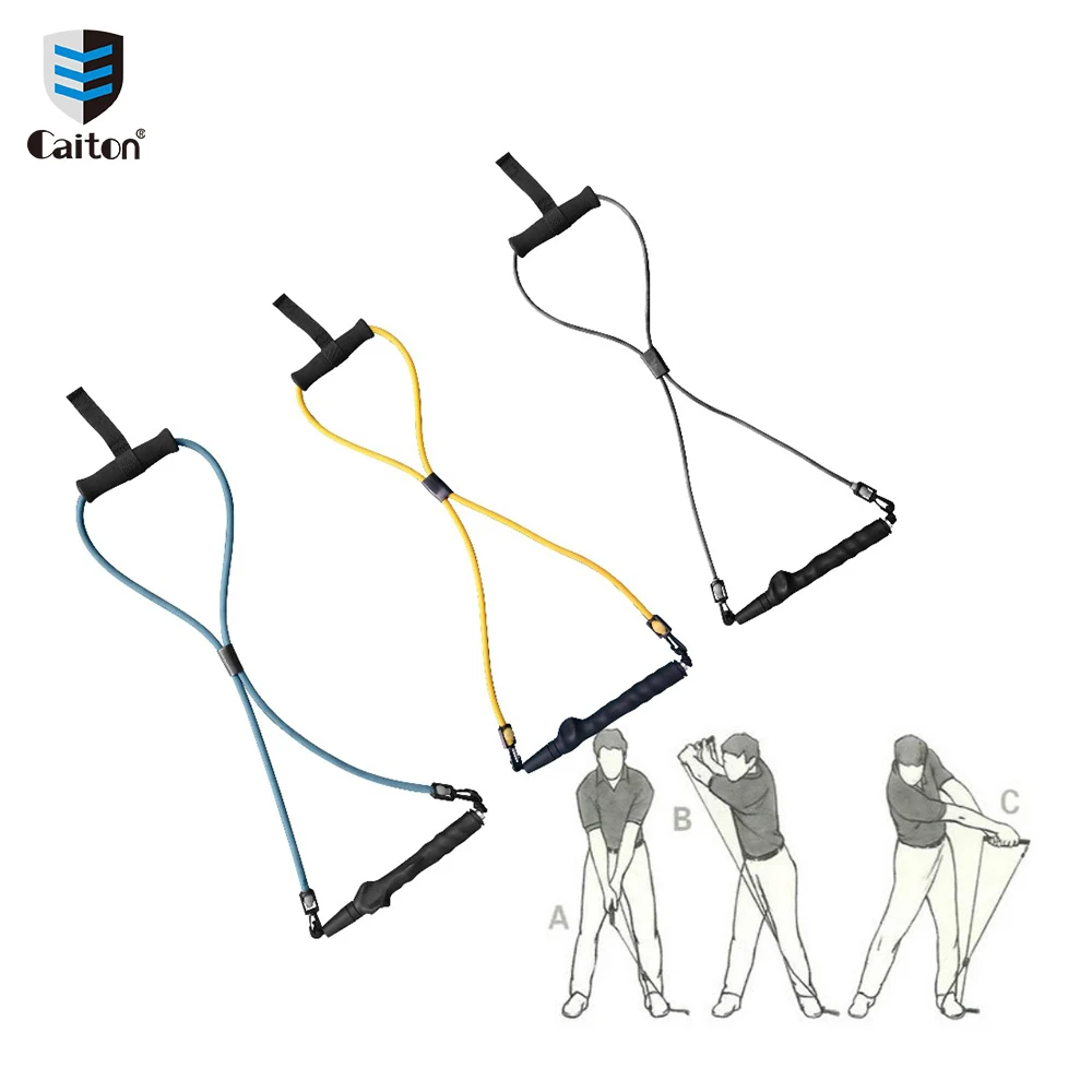 Us 25 33 Caiton Golf Rubber String Chest Developer Golf Swing Resistance Bands Golf Training Aids Pull Rope In Golf Training Aids From Sports