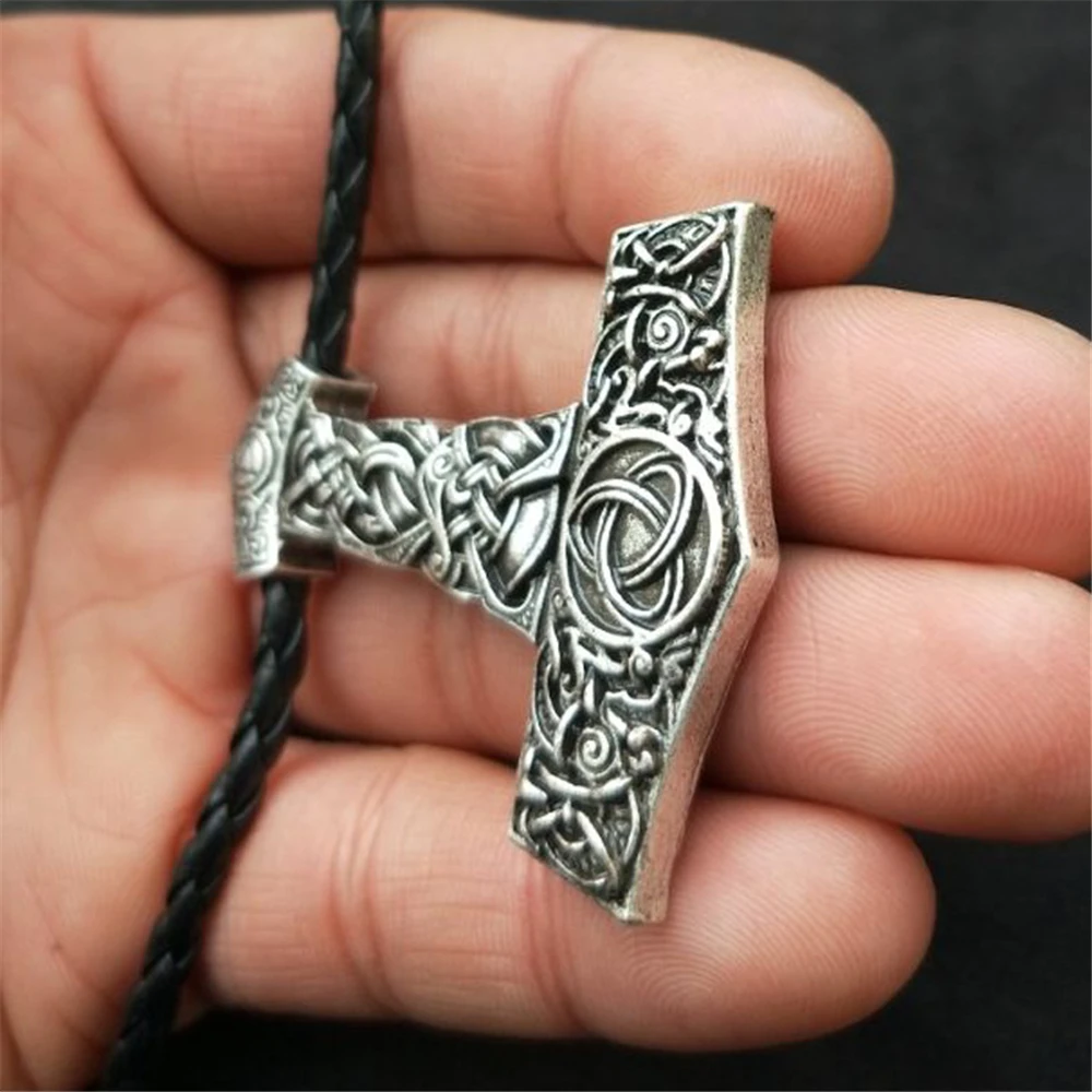 Talisman Viking Rune Necklace Men Jewelery Irish Trinity Knots