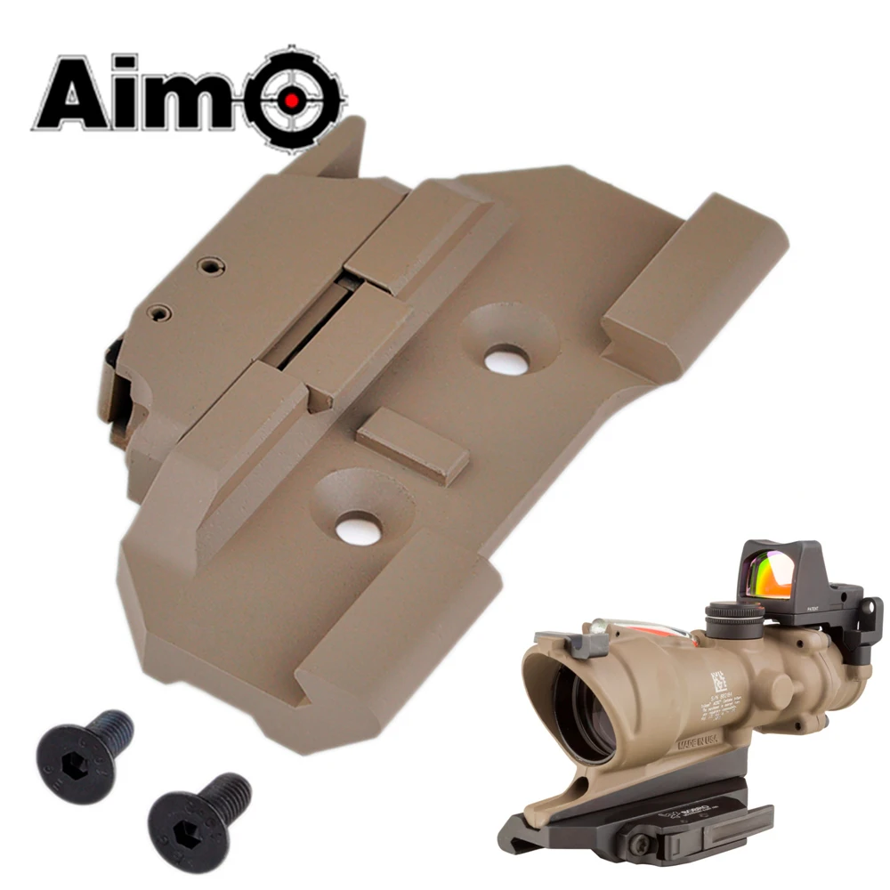 Montagem de Liberação Rápida para Acog Aim-o Airsoft Escopo - Red Dot Sight Acessórios Ao1769 Caça Ac12033 4x32 10 Aim-o airsoft ac12033 montagem de liberação rápida
