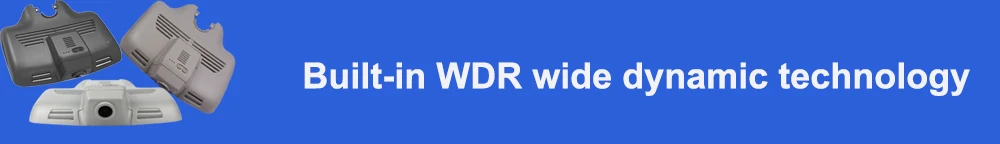 Built-in WDR wide dynamic technology 