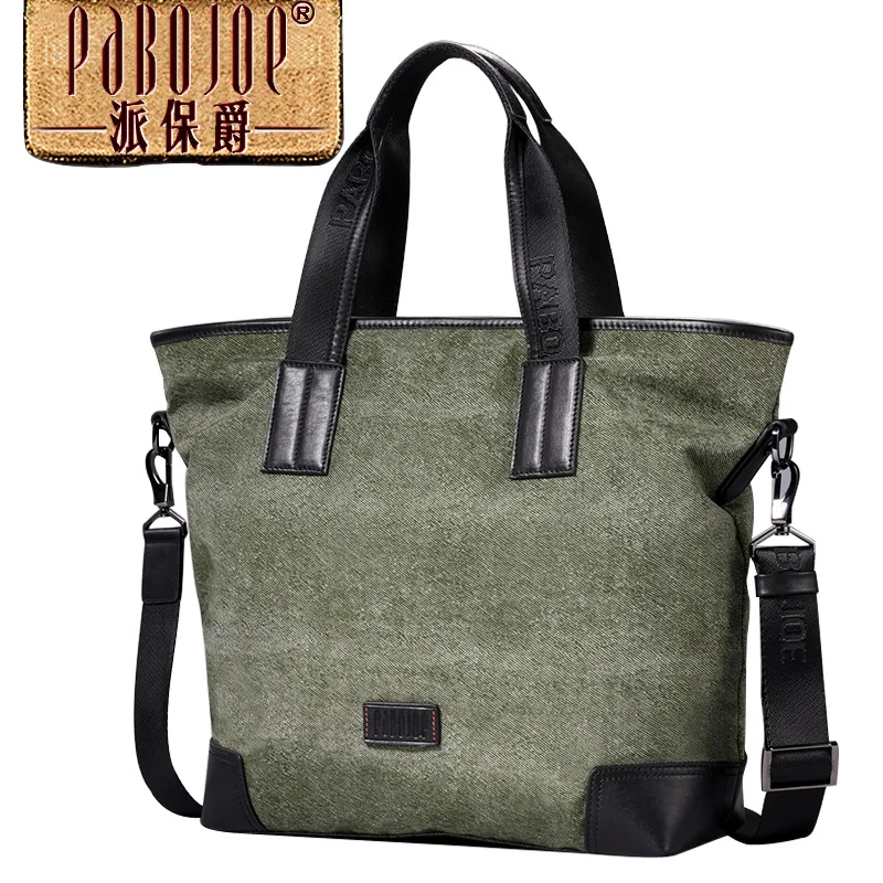 2018 new Pabojoe brand Men Messenger Bag Casual High capacity Shoulder Bag handbag Canvas bolsa feminina free shipping 2018 new Pabojoe brand Men Messenger Bag Casual High capacity Shoulder Bag handbag Canvas bolsa feminina free shipping