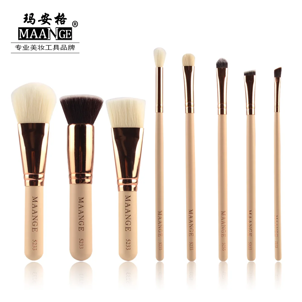 

8pcs MULTIPURP Makeup Brushes Rose Golden Luxury Set Brand Make Up Tools Kit Powder Blend Cosmetic brushes Makeup Brush Set Kits